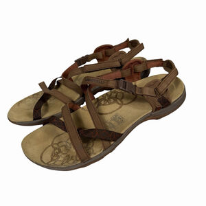 Merrell Brown Leather Casual Strappy Sandals Summer Shoes Womens Size 9
